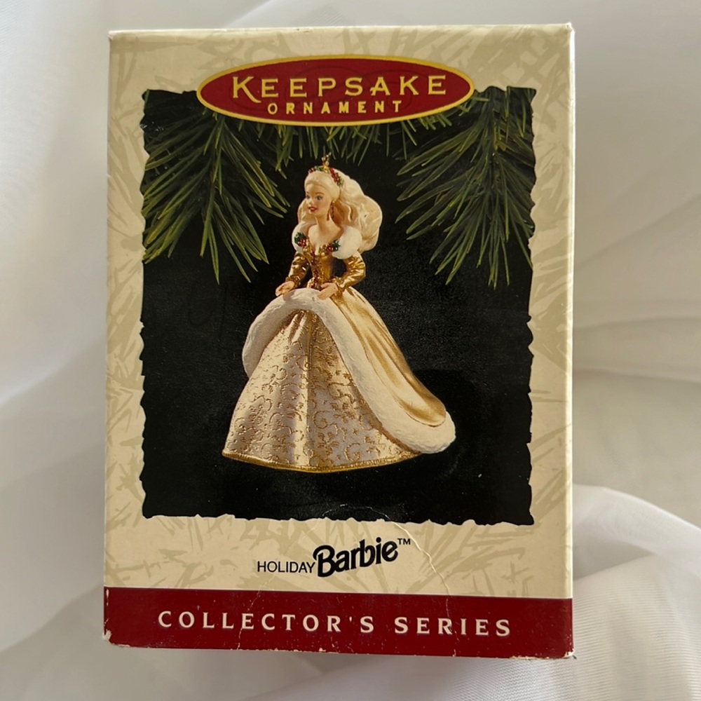 NRFB Vintage 1994 Barbie Hallmark Collector's Series Ornament